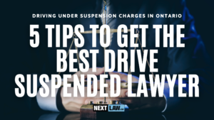 5 Tips to Get the Best Lawyer for your Drive While Suspended Charge