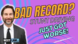 Bad Driving Record - Stunt Driving Just Got Worse