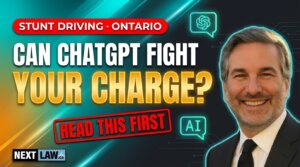 Can you use ChatGPT to fight a stunt driving charge in Ontario — NextLaw