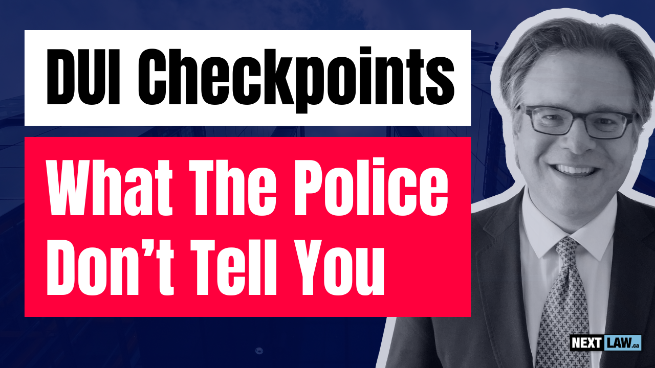 How to Handle DUI Checkpoints What You Need to Know