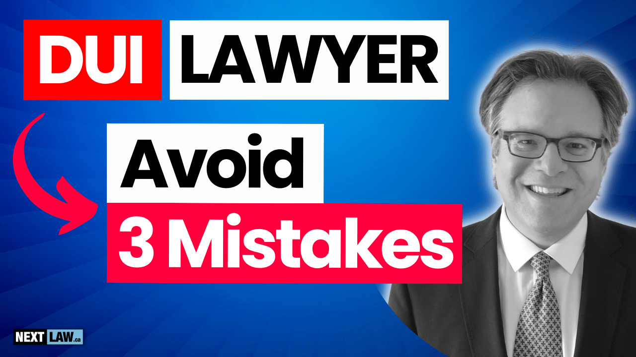 DUI Lawyer - Avoid 3 Mistakes