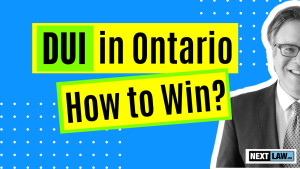 DUI Lawyer - How do you win a DUI case in Ontario