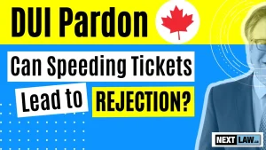 DUI Pardon - Can speeding tickets lead to Pardon rejection