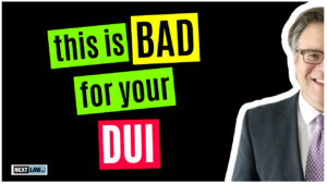 This is BAD for your DUI Case