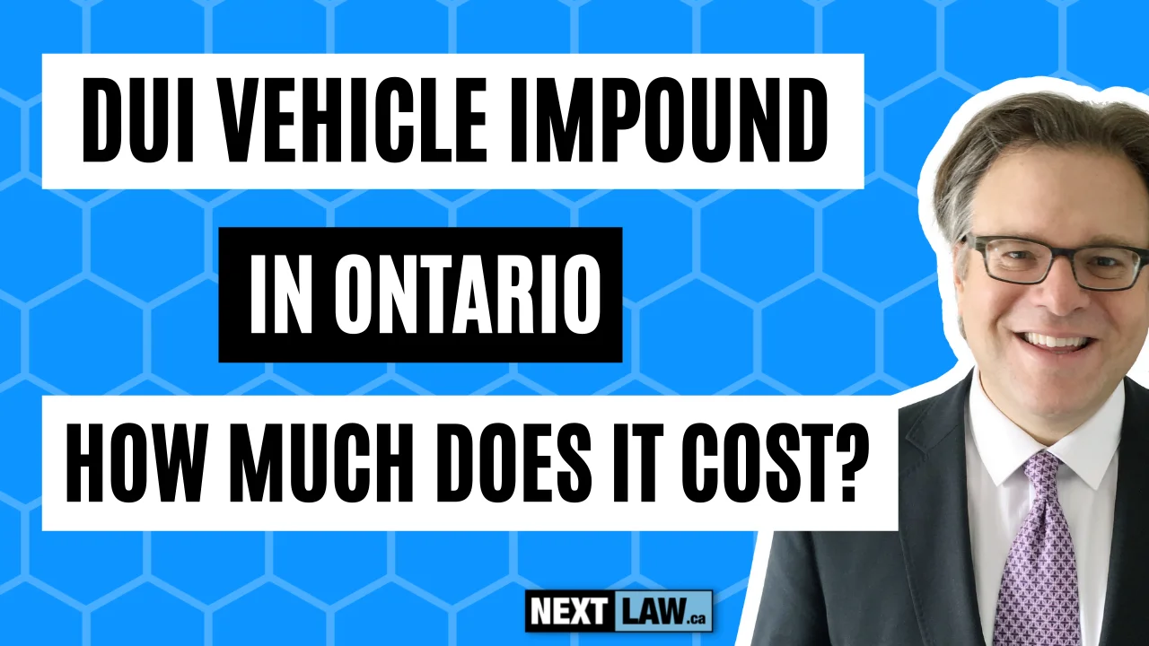 DUI Vehicle Impound In Ontario HOw Much Does It Cost_
