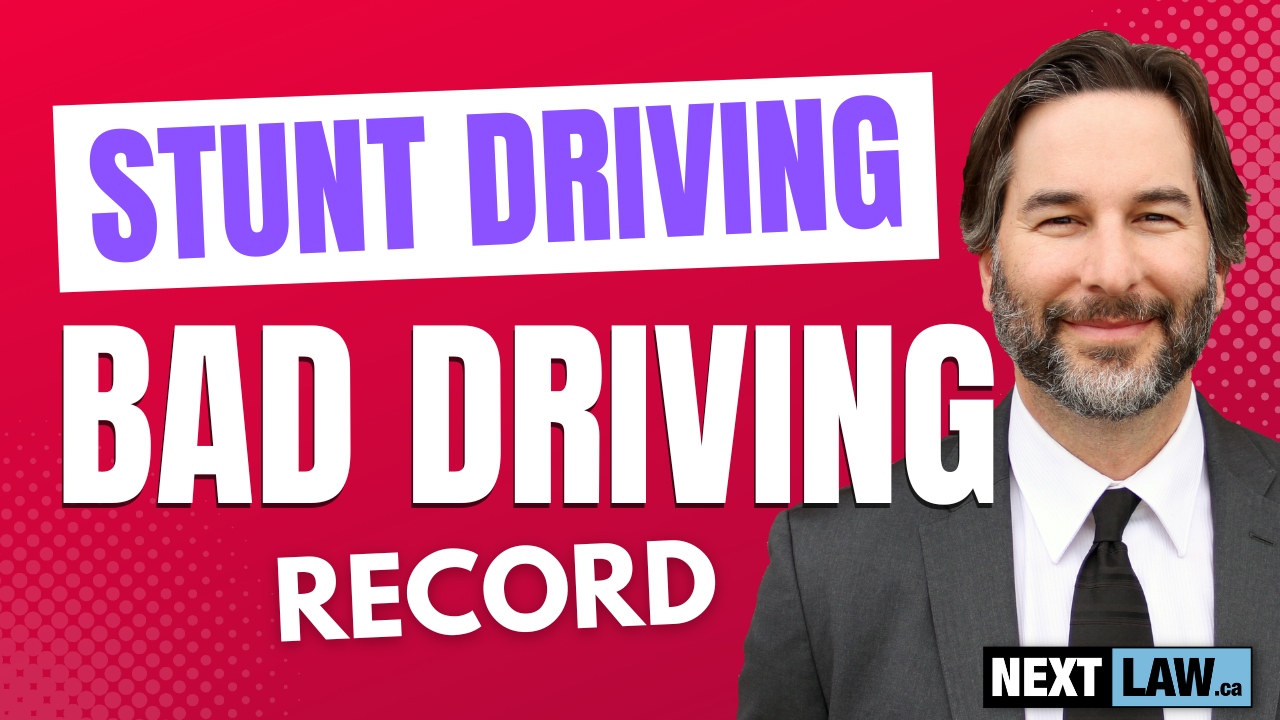 How Stunt Driving Charges Affect a Bad Driving Record