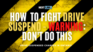 How to fight driving with a suspended license Ontario (WARNING - Don't do this)