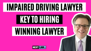 Impaired Driving Lawyer - Key To Hiring Winning Lawyer