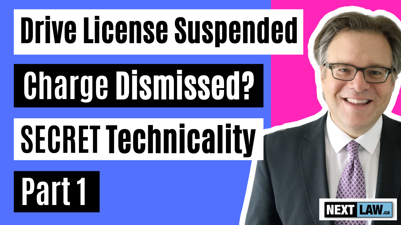 Suspended Licence - Dismissed - 1 of 2