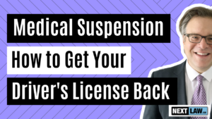Medical suspension and How Get your license Back