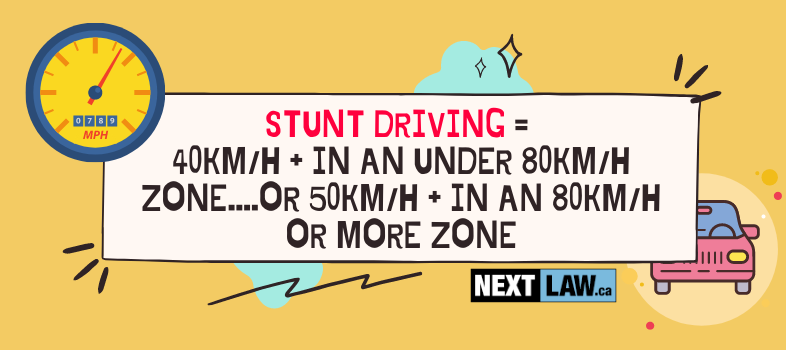 Ontario Stunt Driving Speed