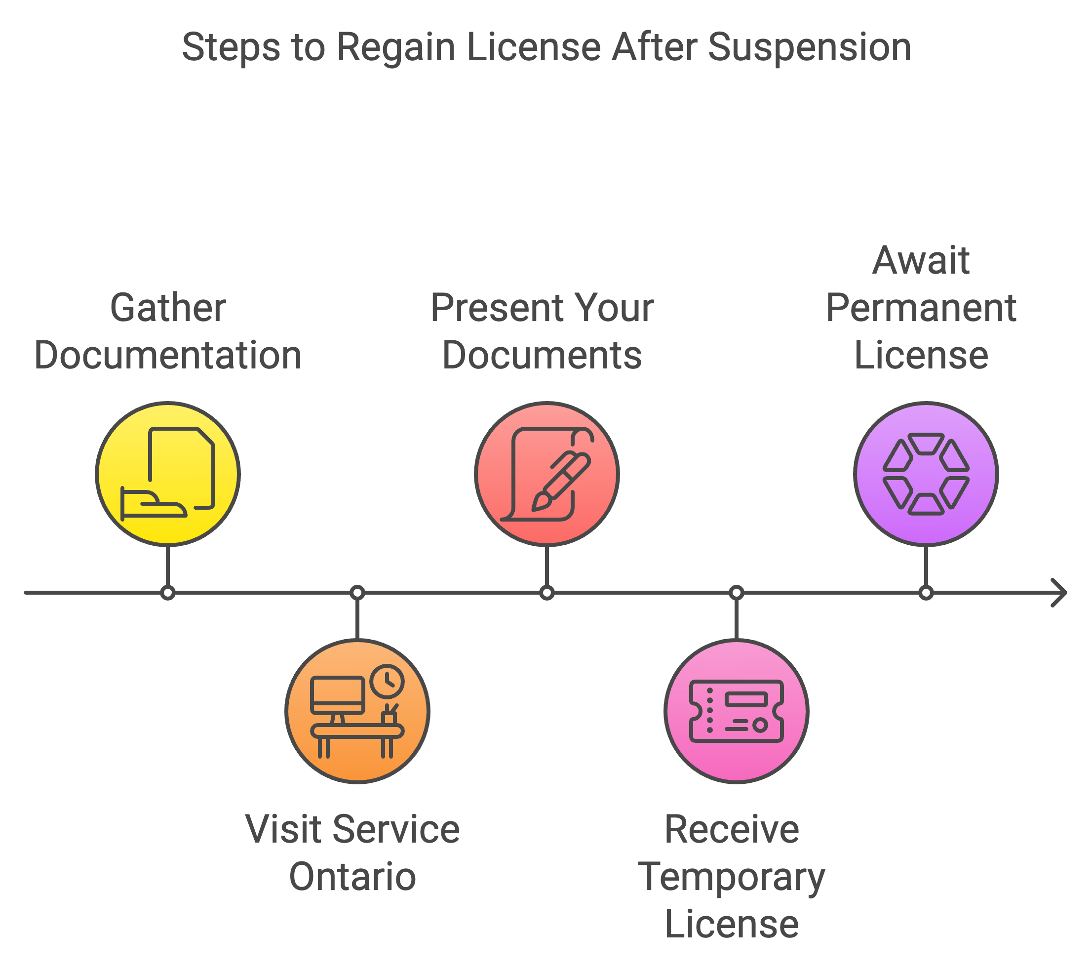 Steps to Regain Your License