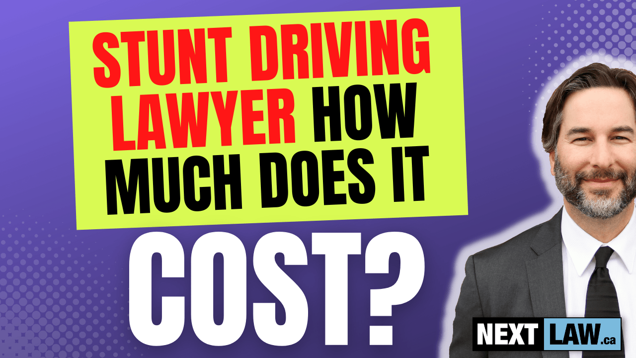 Stunt Driving Lawyer - How Much Does it Cost?
