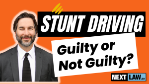 Stunt Driving Ontario - Plead Guilty or Not Guilty