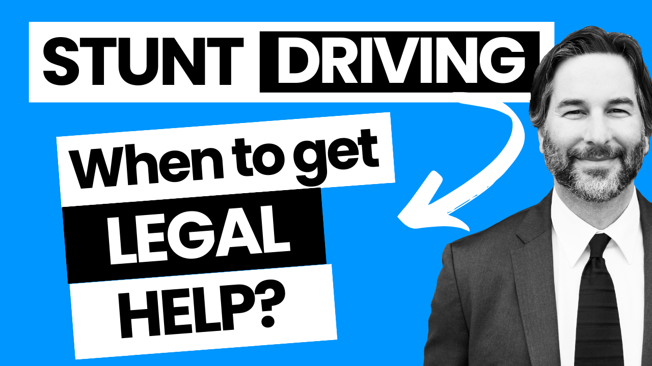 Navigating Stunt Driving Charges: When to Seek Legal Help