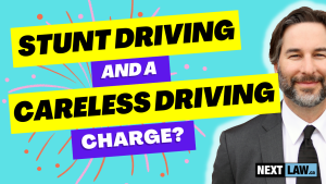 Stunt Driving and a Careless Driving charge in Ontario