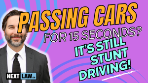 Stunt Driving for 15 Seconds - It’s Still Stunt Driving