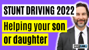 Stunt Driving in Ontario - Helping your son or daughter with their charges