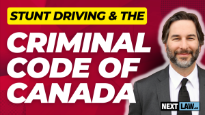 Stunt Driving in Ontario - Relationship with the Criminal Code of Canada