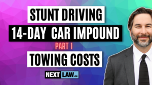 Stunt driving 14-day car impound - towing costs