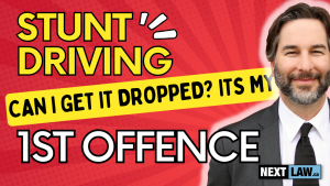 Stunt driving - can i get it dropped its my first offence