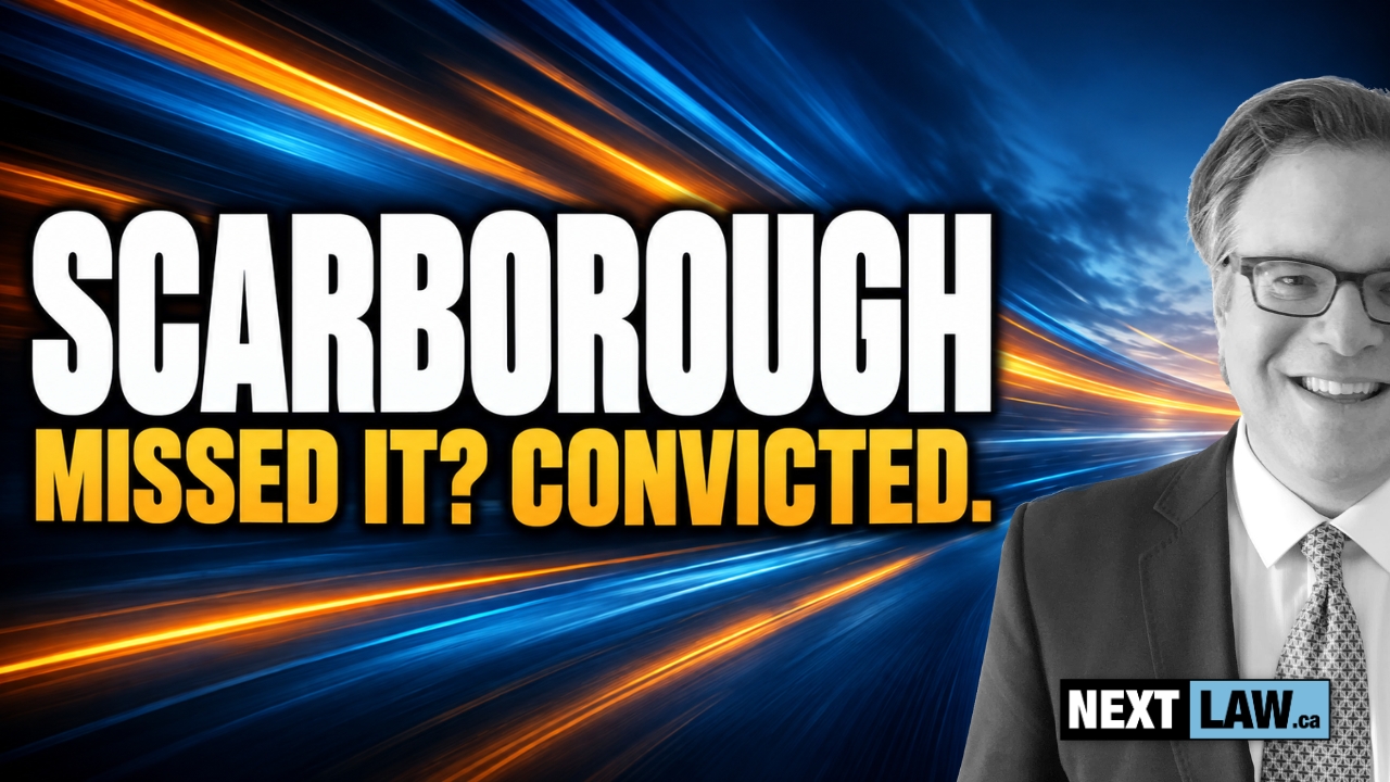 Video thumbnail for NextLaw's guide: Traffic Ticket Lawyer Scarborough: 1 in 4 Trial Dates Missed