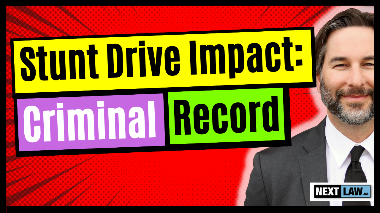 The Impact of Stunt Driving on Criminal Records