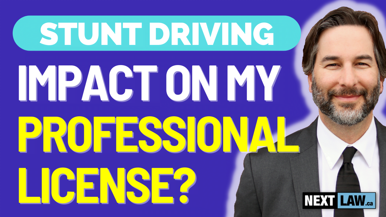 Stunt Driving & Its Impact on Ontario's Professional Licenses