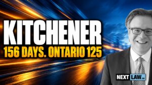 Video thumbnail for NextLaw's guide: Speeding Ticket Kitchener: About 5 Months to a Trial Date