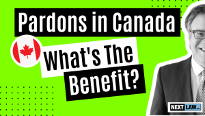 What benefits does a person receive when given a pardon in Canada