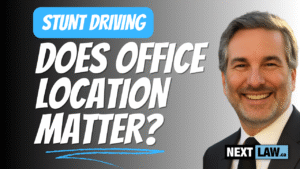 Why Office Location Doesn't Matter for Your Stunt Driving Defence