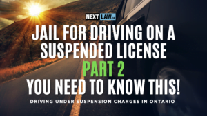 Will you go to jail for driving on a suspended license? Part 2 - You need to know THIS