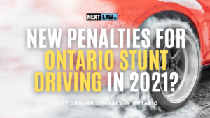are there new penalties for ontario stunt driving in 2021?