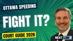 Speeding ticket defense in Ottawa, Ontario
