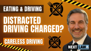 Eating while driving Ontario careless driving charges