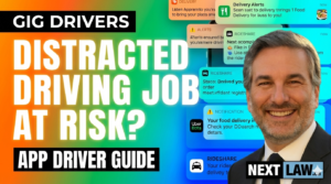 Uber Skip DoorDash distracted driving charges Ontario