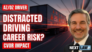 AZ DZ commercial driver distracted driving Ontario