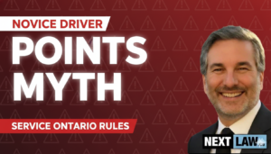 Demerit points for speeding in Ontario