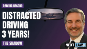 Distracted driving Ontario driving record 3 year shadow