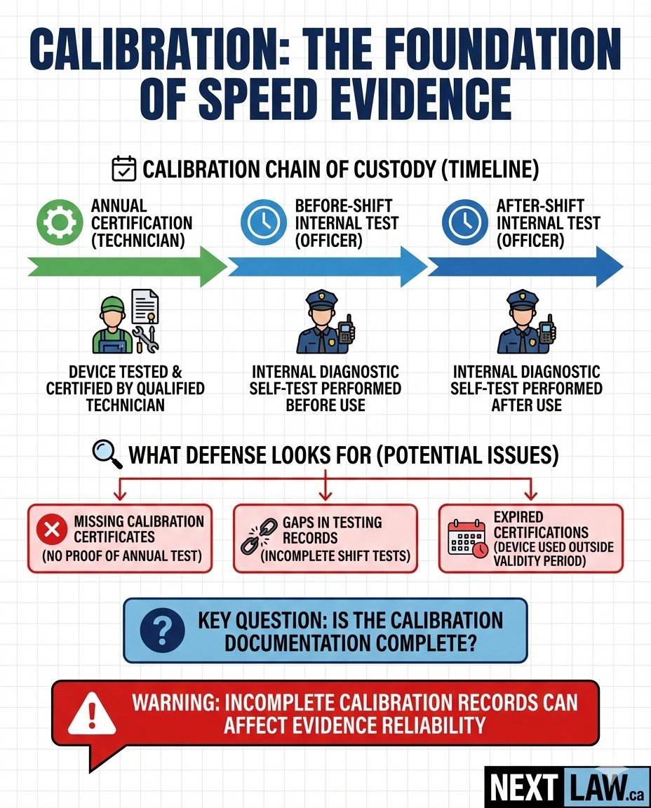 Radar calibration requirements flowchart