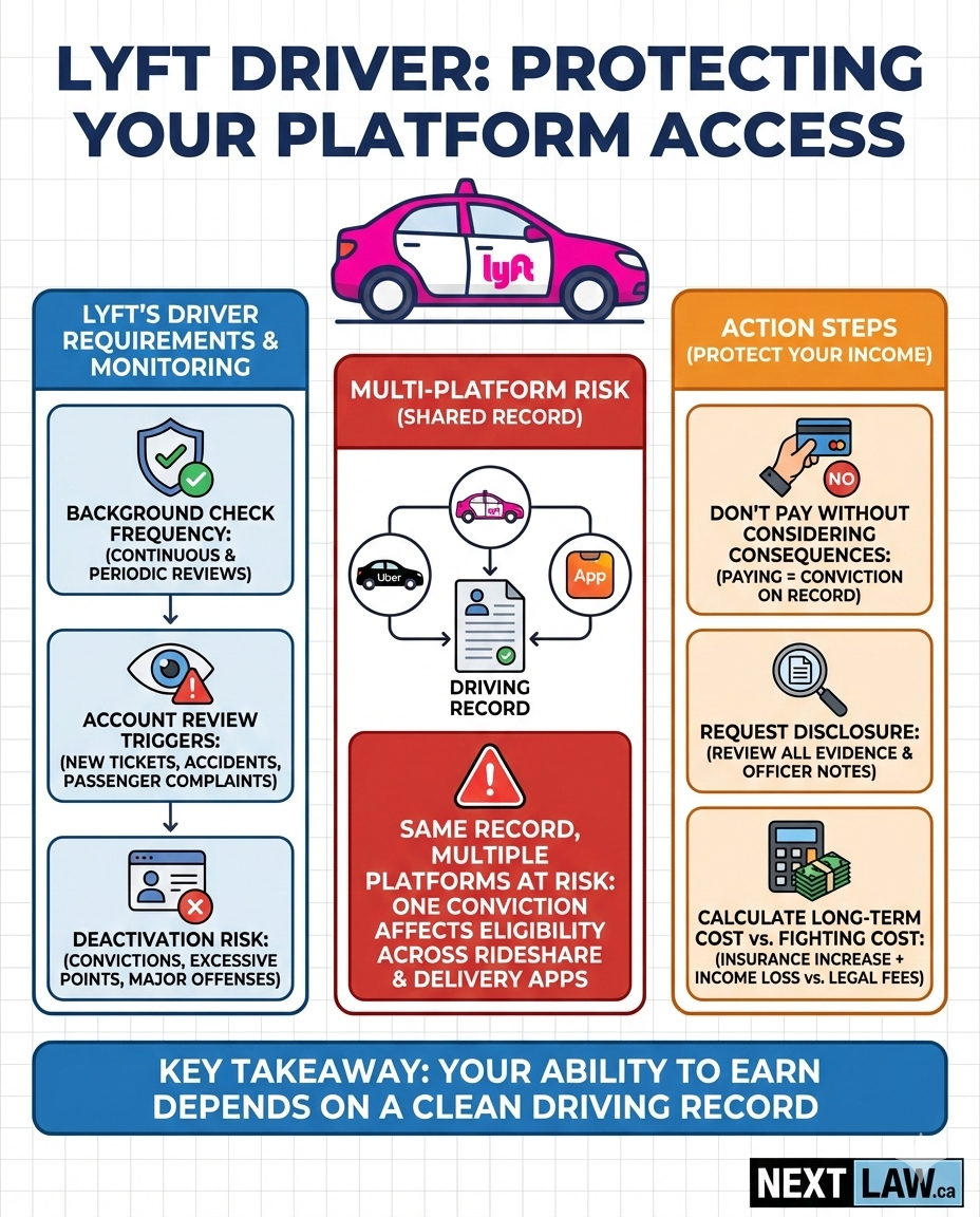 Lyft driver platform access protection