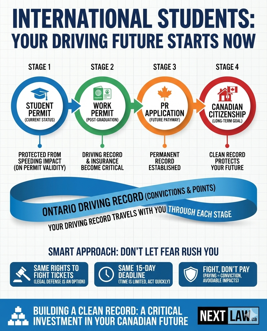 International student driving future pathway