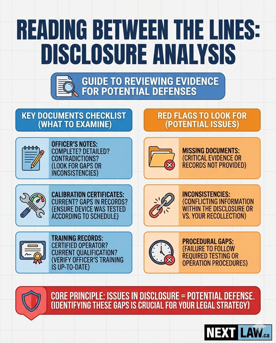 Disclosure analysis checklist guide