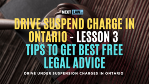 drive suspend charge in ontario - 3 tips to get the best legal advice