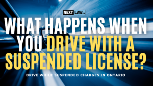What happens when you drive with a suspended license?