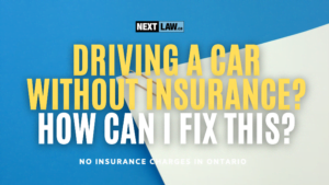 driving a car without insurance how can i fix this