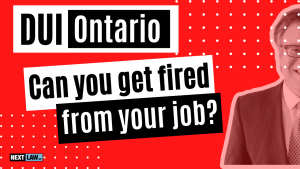 DUI Ontario - Can you get fired from your job?