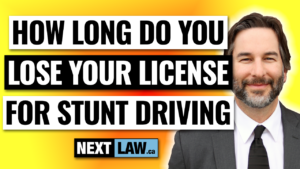 How long do you lose your license for Stunt Driving in Ontario in 2022?
