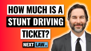 how much is a stunt driving ticket