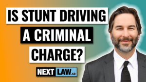 is stunt driving a criminal charge